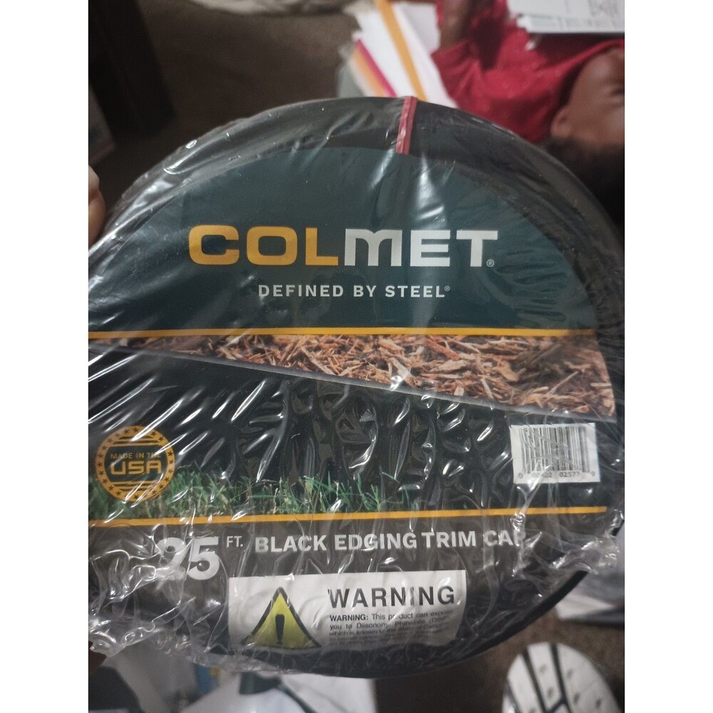 25 Ft. Black Vinyl Trim Cap Edging